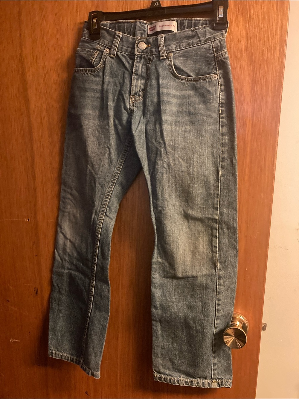Levi's Light Blue Straight Jeans